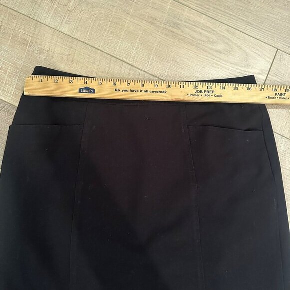 ANN TAYLOR LOFT WOMENS BLACK PENCIL SKIRT SIZE 8 - Picture 4 of 6